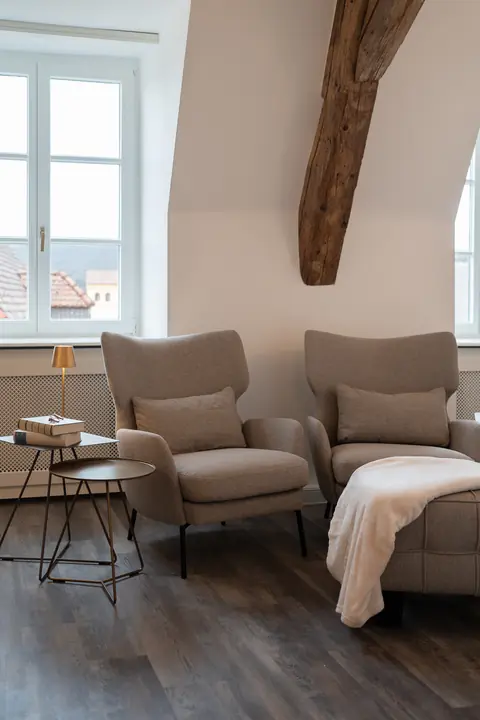 gemutliche-sessel-dachgeschoss-holzbalken-wohnzimmer