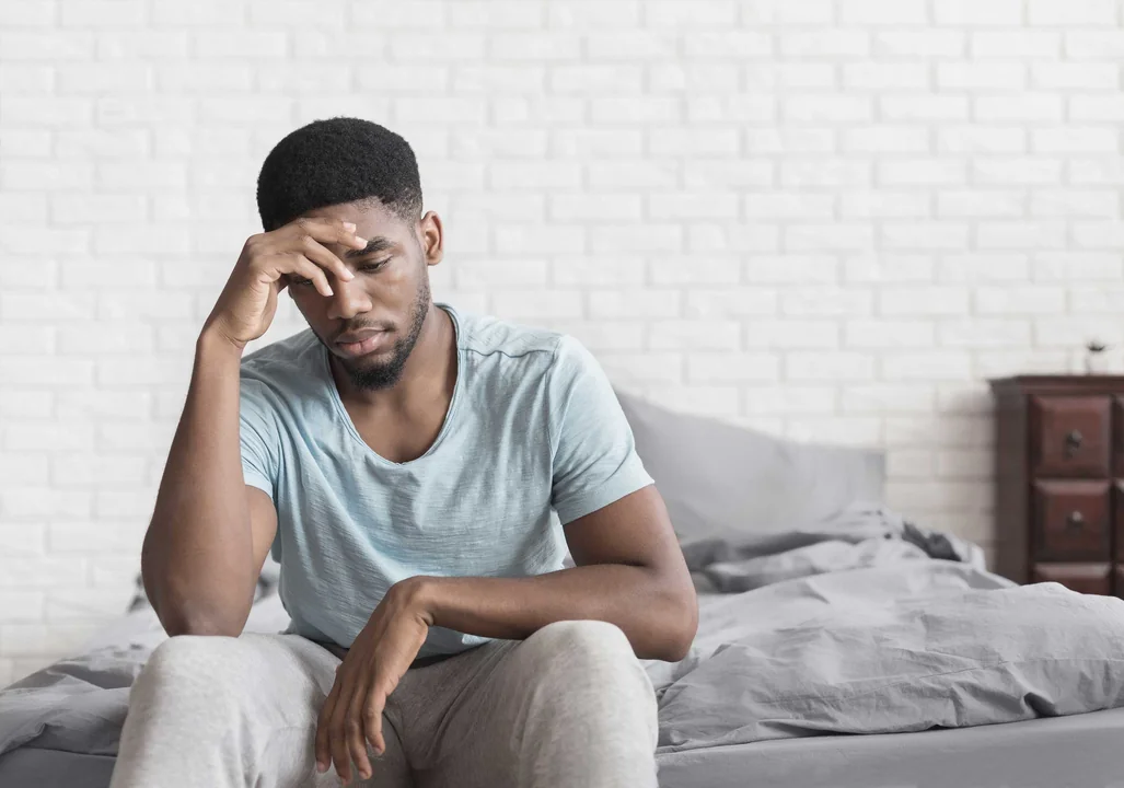 mann am bett